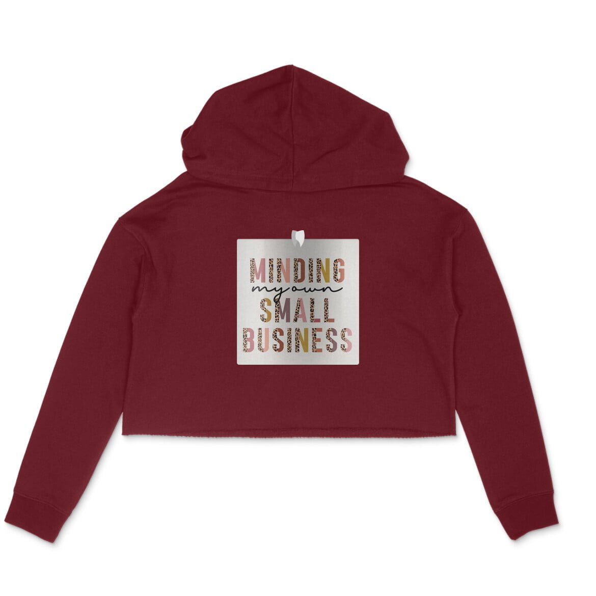 Light Business Mind - D1 Crop Top Hoodies - Image 2