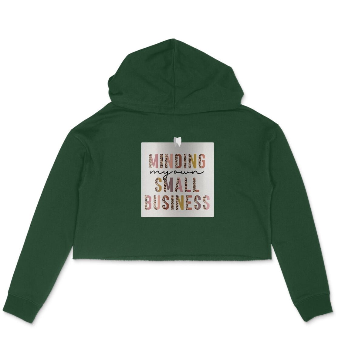 Light Business Mind - D1 Crop Top Hoodies - Image 4
