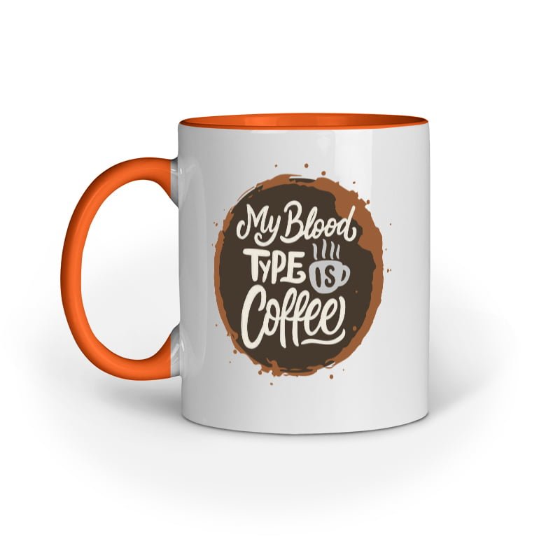 My Blood type is Coffee - Mug - Image 6